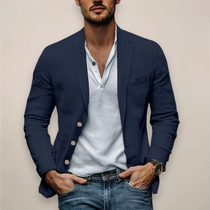 Luxe Men’s Blazer Jacket with Slim Fit and Lightweight Design 1