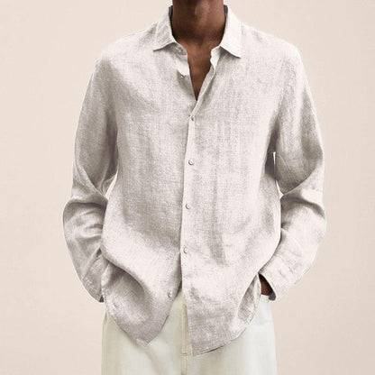 Luxe Men’s Dress Shirt with Classic Button Design and Relaxed Fit 2