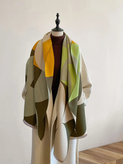 Luxe Women’s Scarf with Reversible Design and Soft Lightweight Texture 3