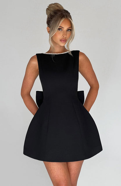 Magna Women’s Cocktail Dress with Structured Mini Silhouette and Tailored Design 3