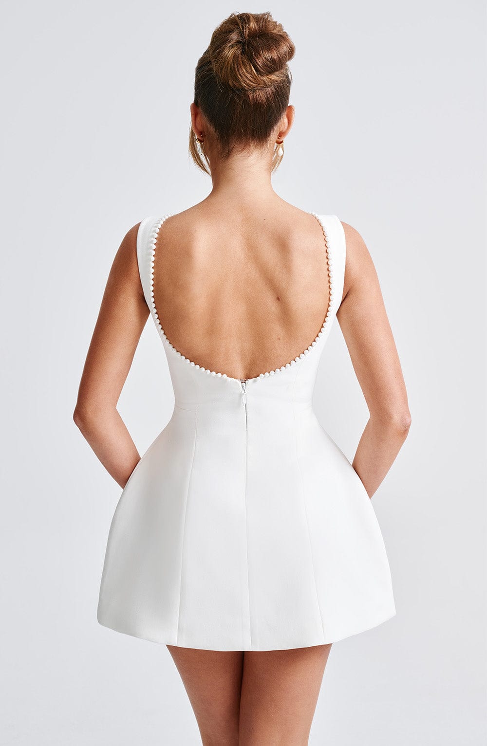 Magna Women’s Cocktail Dress with Structured Mini Silhouette and Tailored Design 7