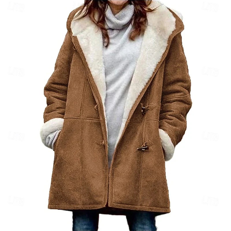 Margot Women’s Hooded Winter Coat featuring a cozy warmth design and relaxed fit, perfect for cold weather fashion. 5