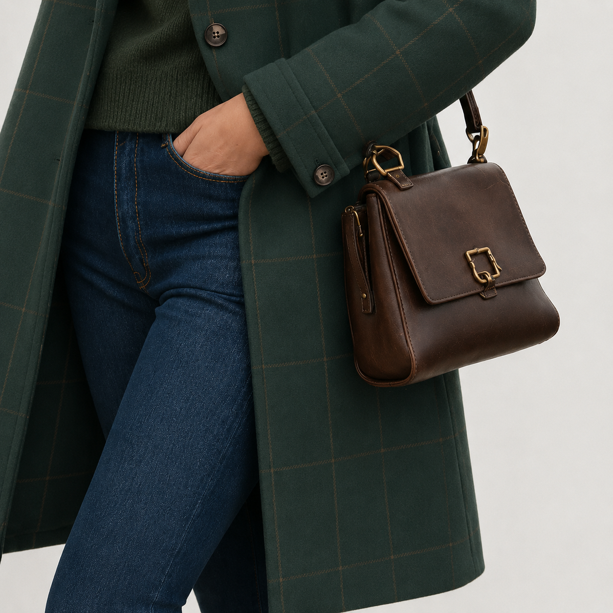 Mariza Women's Wool Coat | Warm Fabric-Blend, Tailored Fit 2