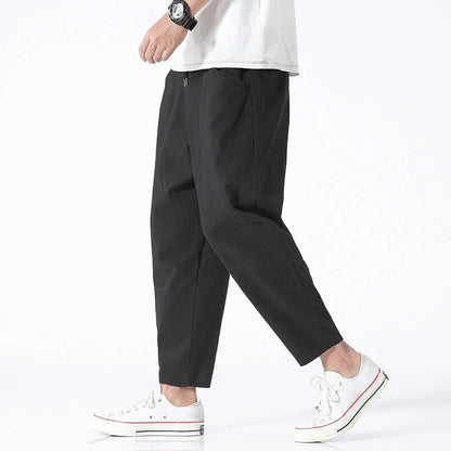 Mark Men's Trousers with Relaxed Fit and Modern Street Style 1