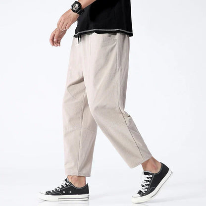 Mark Men's Trousers with Relaxed Fit and Modern Street Style 2