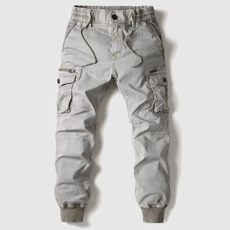 Maverick Men's Cargo Joggers with Elastic Waistband and Multiple Pockets 3