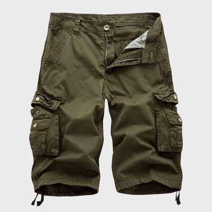 Maverick Men's Cargo Shorts with Adjustable Drawstring and Multiple Pockets 1