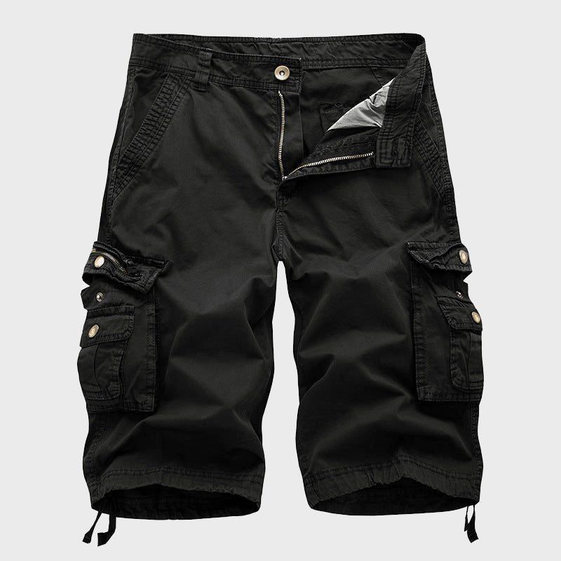 Maverick Men's Cargo Shorts with Adjustable Drawstring and Multiple Pockets 2