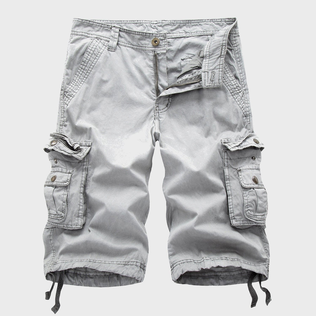 Maverick Men's Cargo Shorts with Adjustable Drawstring and Multiple Pockets 3