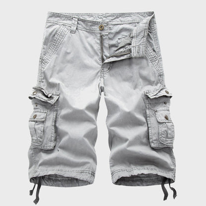 Maverick Men's Cargo Shorts with Adjustable Drawstring and Multiple Pockets 3