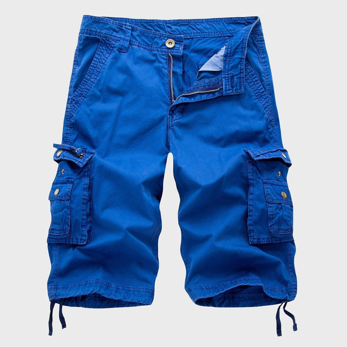 Maverick Men's Cargo Shorts with Adjustable Drawstring and Multiple Pockets 4