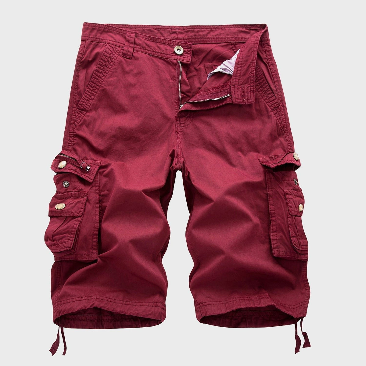 Maverick Men's Cargo Shorts with Adjustable Drawstring and Multiple Pockets 5