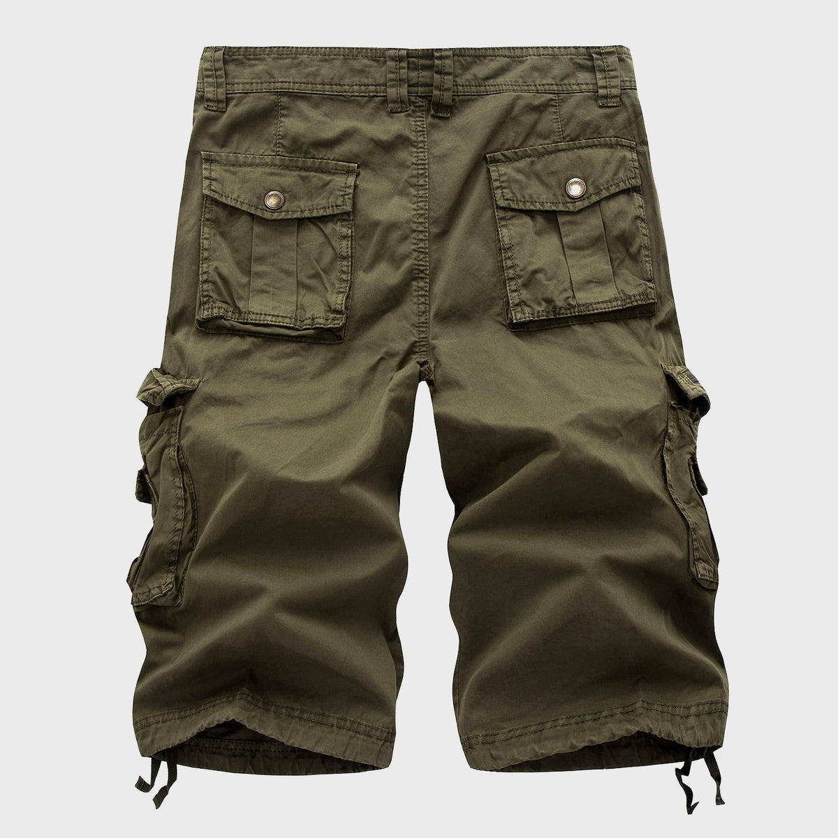 Maverick Men's Cargo Shorts with Adjustable Drawstring and Multiple Pockets 6