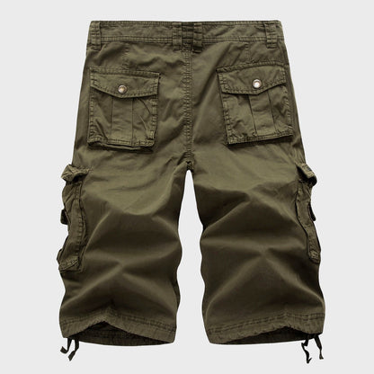 Maverick Men's Cargo Shorts with Adjustable Drawstring and Multiple Pockets 6