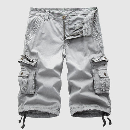 Maverick Men's Cargo Shorts with Vintage Multi-Pocket Design 4