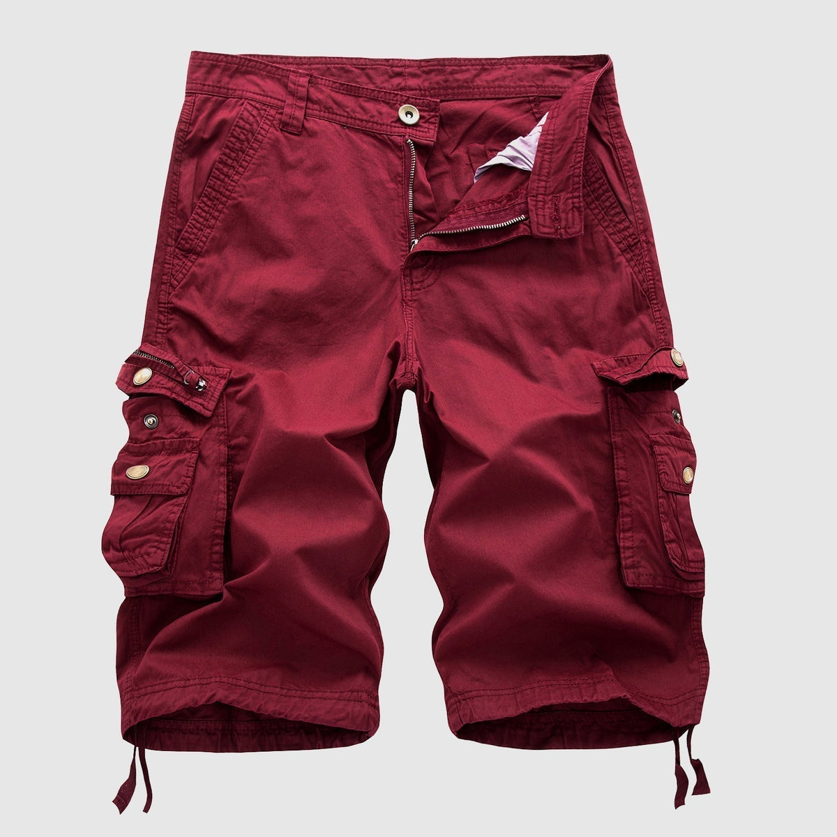 Maverick Men's Cargo Shorts with Vintage Multi-Pocket Design 9