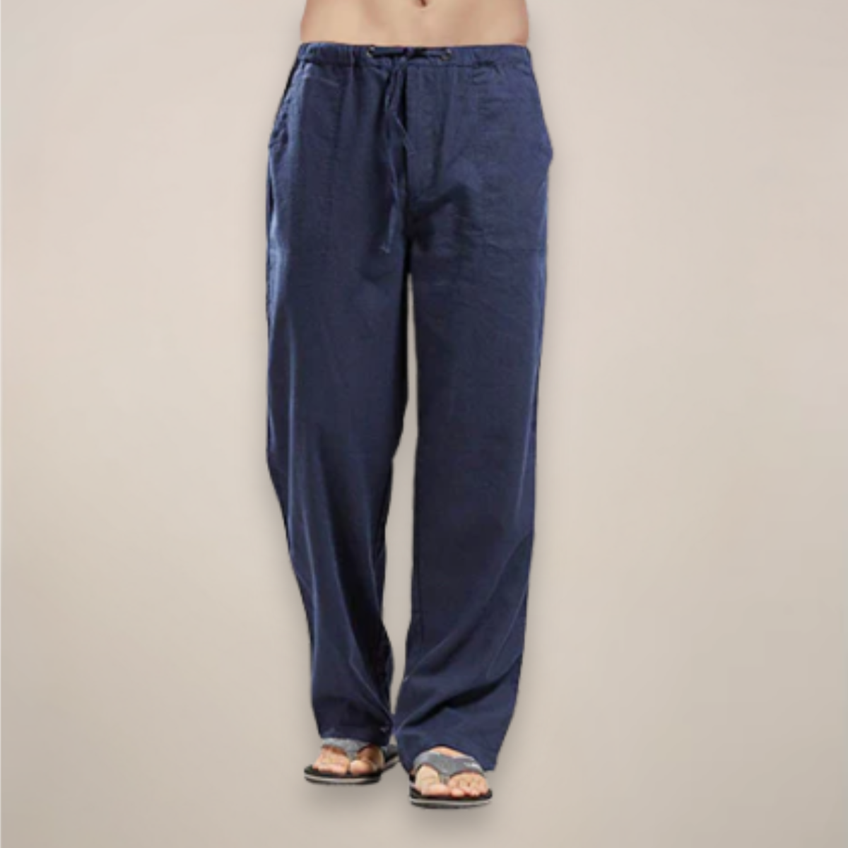 Maverick Men’s Trousers with Relaxed Fit and Adjustable Drawstring Waistband 1