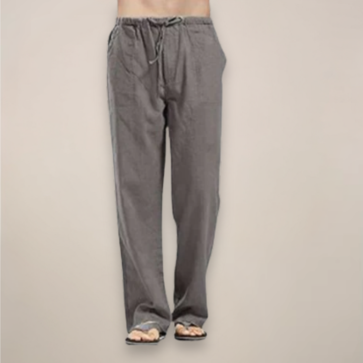 Maverick Men’s Trousers with Relaxed Fit and Adjustable Drawstring Waistband 4