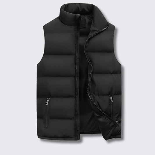 Maverick Men's Vest with Modern Quilted Design and Functional Pockets 0