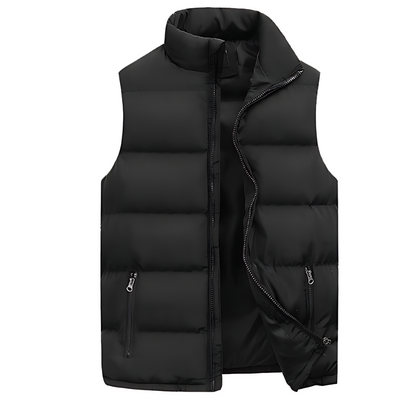 Maverick Men's Vest with Modern Quilted Design and Functional Pockets 1
