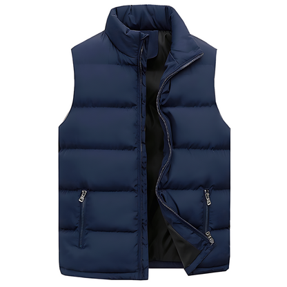 Maverick Men's Vest with Modern Quilted Design and Functional Pockets 2