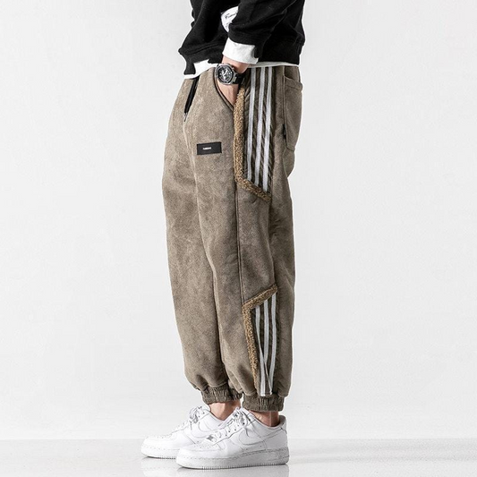 Max Joggers for Men with Panel Details and Elastic Waistband 0
