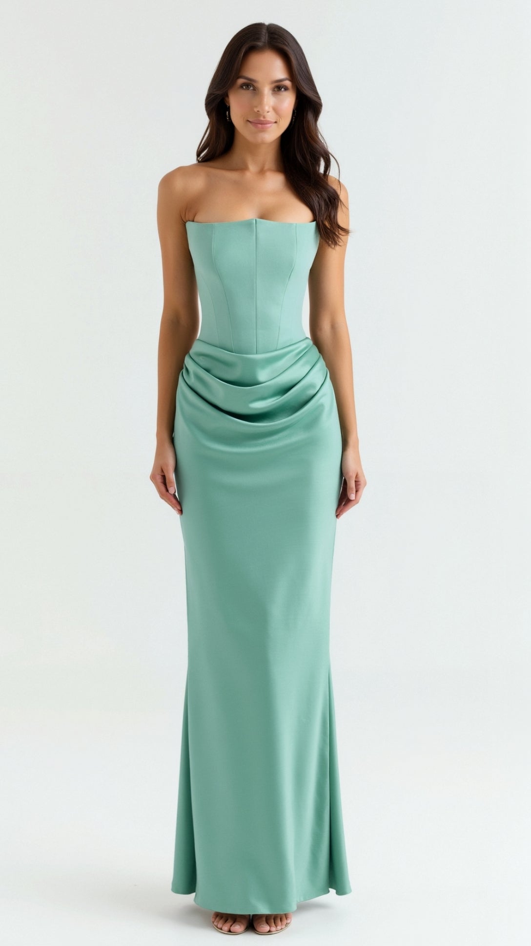 Mira Women’s Maxi Dress with Sleek Column Silhouette for Formal Events 10