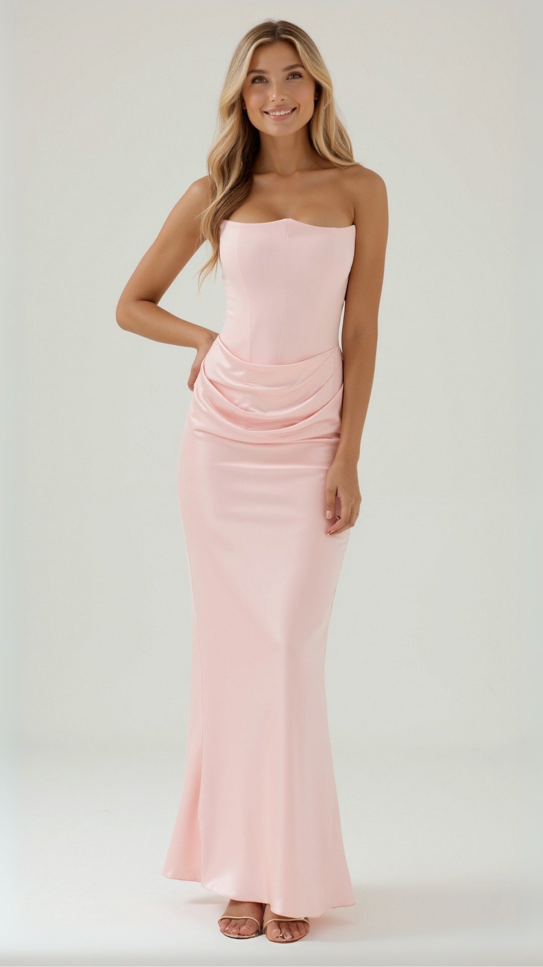 Mira Women’s Maxi Dress with Sleek Column Silhouette for Formal Events 11