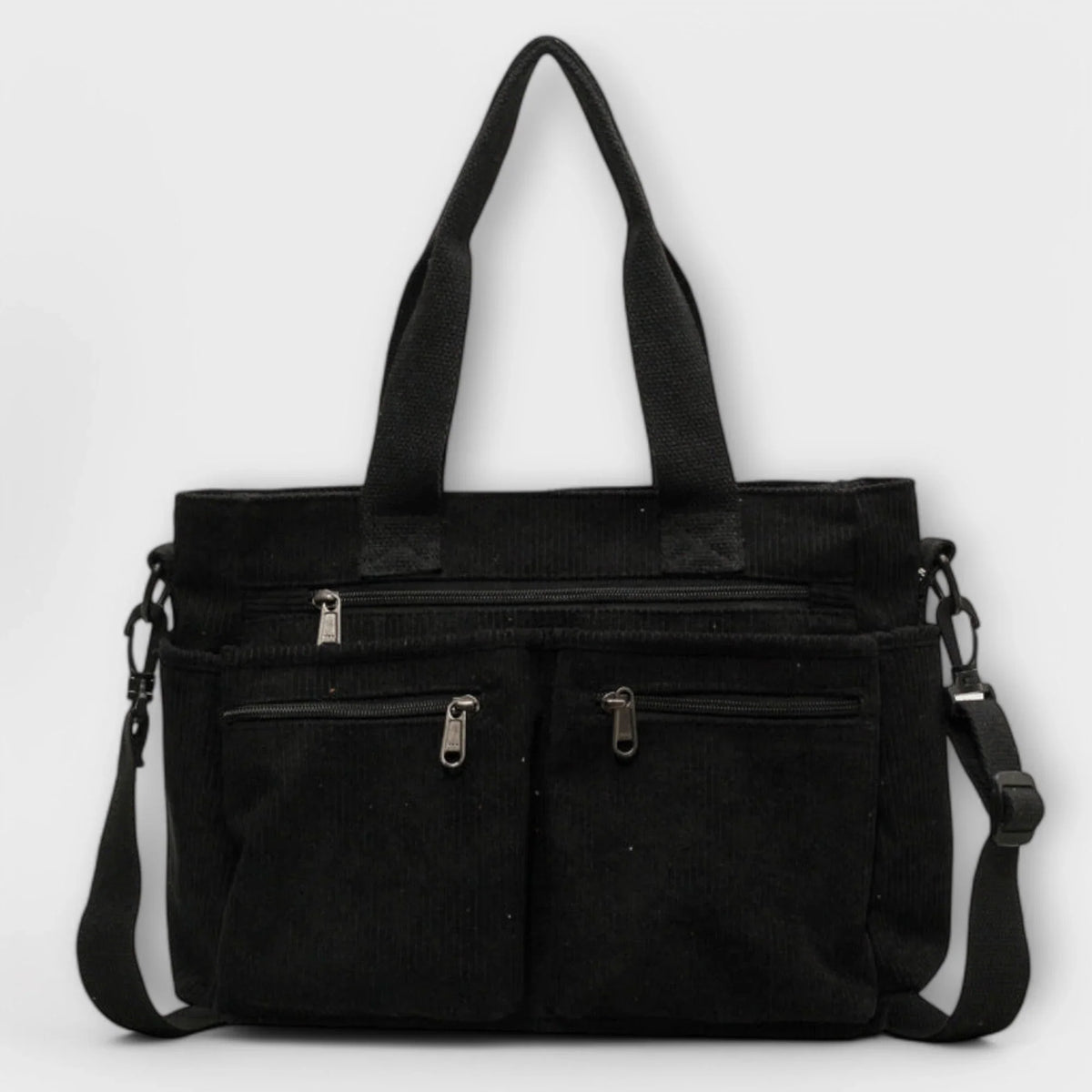 Olivia Tote Bag featuring a spacious interior and a secure zipper closure, perfect for everyday use and stylish storage. 3