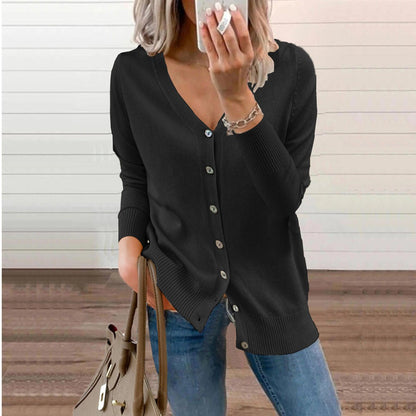 Olivia Women’s Cardigan Sweater with V-Neck, Button-Front and Ribbed Cuffs 6