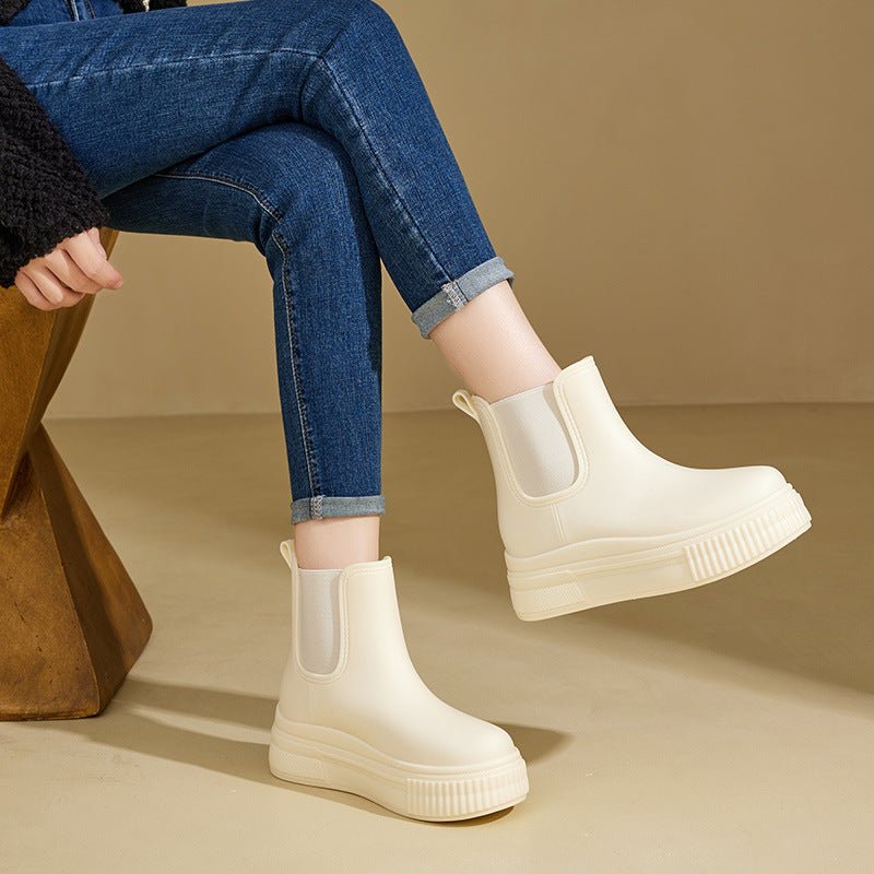 Olivia Women's Chelsea Boots | Waterproof Platform Ankle Design 6