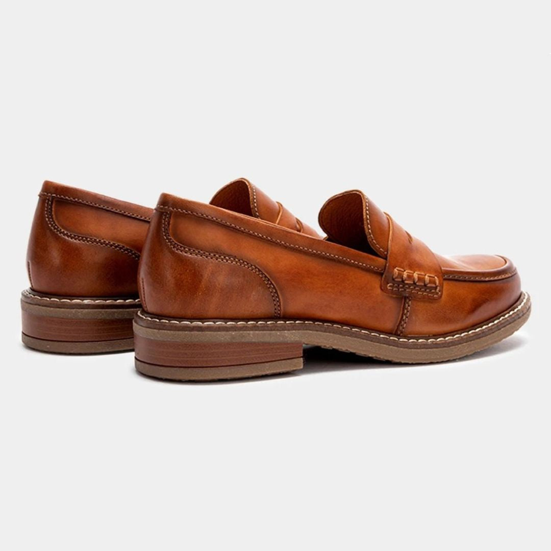 Raven Men's Penny Loafers with Cushioned Sole and Premium Leather Upper 2