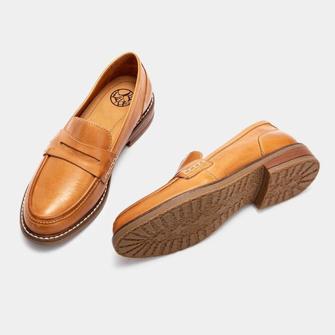 Raven Men's Penny Loafers with Cushioned Sole and Premium Leather Upper 4