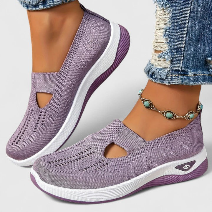 Regina Women’s Sneakers with Breathable Mesh Design and Slip-On Style 8