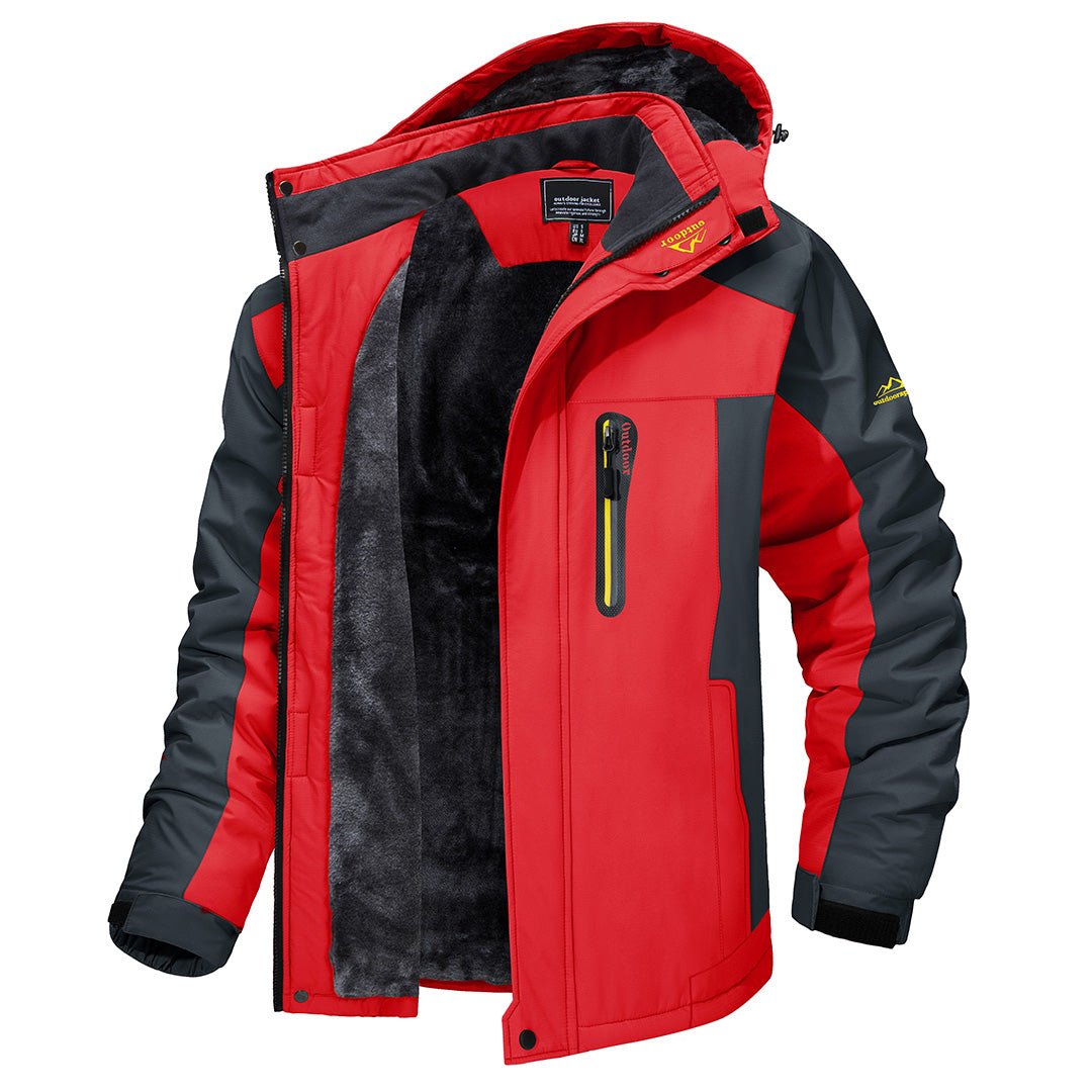 Reinhard Men’s Jacket with Full-Length Zipper and Insulated Design 1