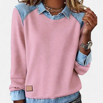 Rene Women’s Long Sleeve Sweater | Trendy Lightweight Comfortable Fit 4