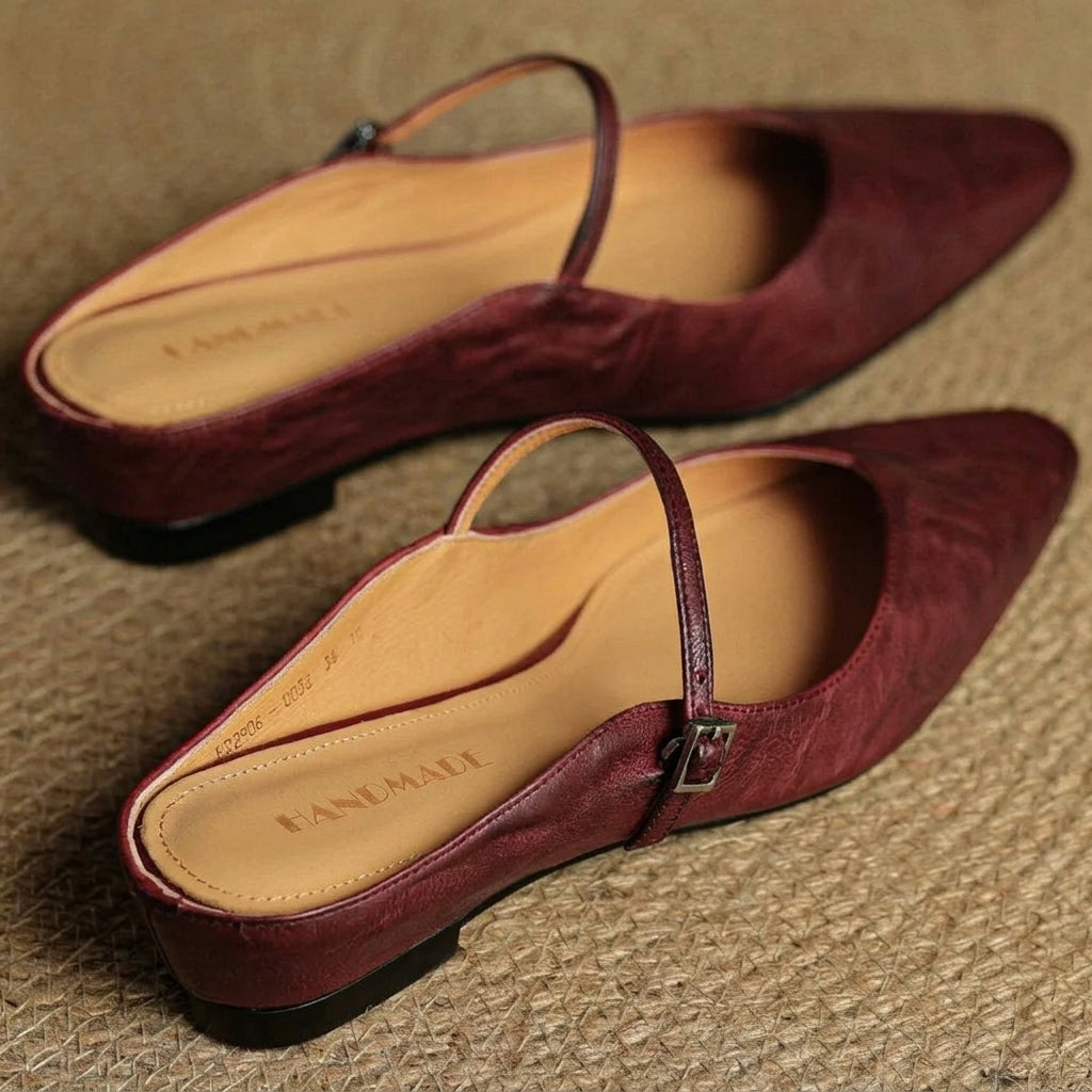 Ronda Women’s Mules Shoes with Leather Upper and Slip-On Design 6