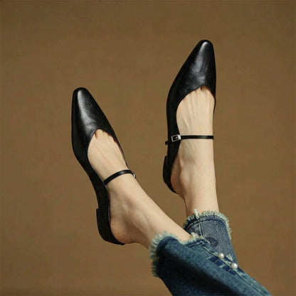 Ronda Women’s Mules Shoes with Leather Upper and Slip-On Design 8