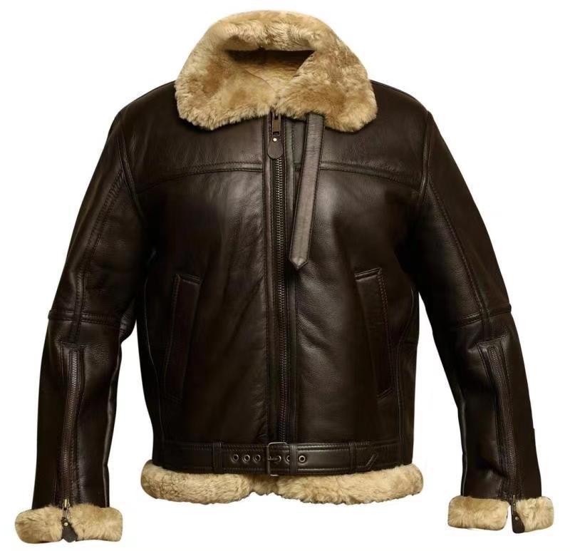 Rover Men's Jacket with Classic Aviator Design and Zip Closure 5