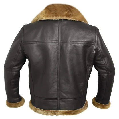 Rover Men's Jacket with Classic Aviator Design and Zip Closure 6