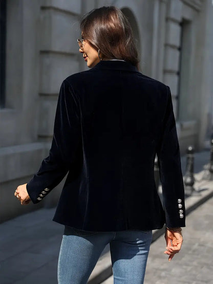 Sable Women’s Blazer with One-Button Closure and Classic Fit 1