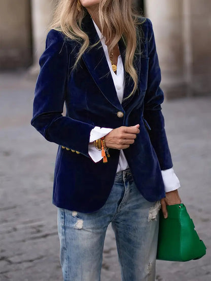 Sable Women’s Blazer with One-Button Closure and Classic Fit 5