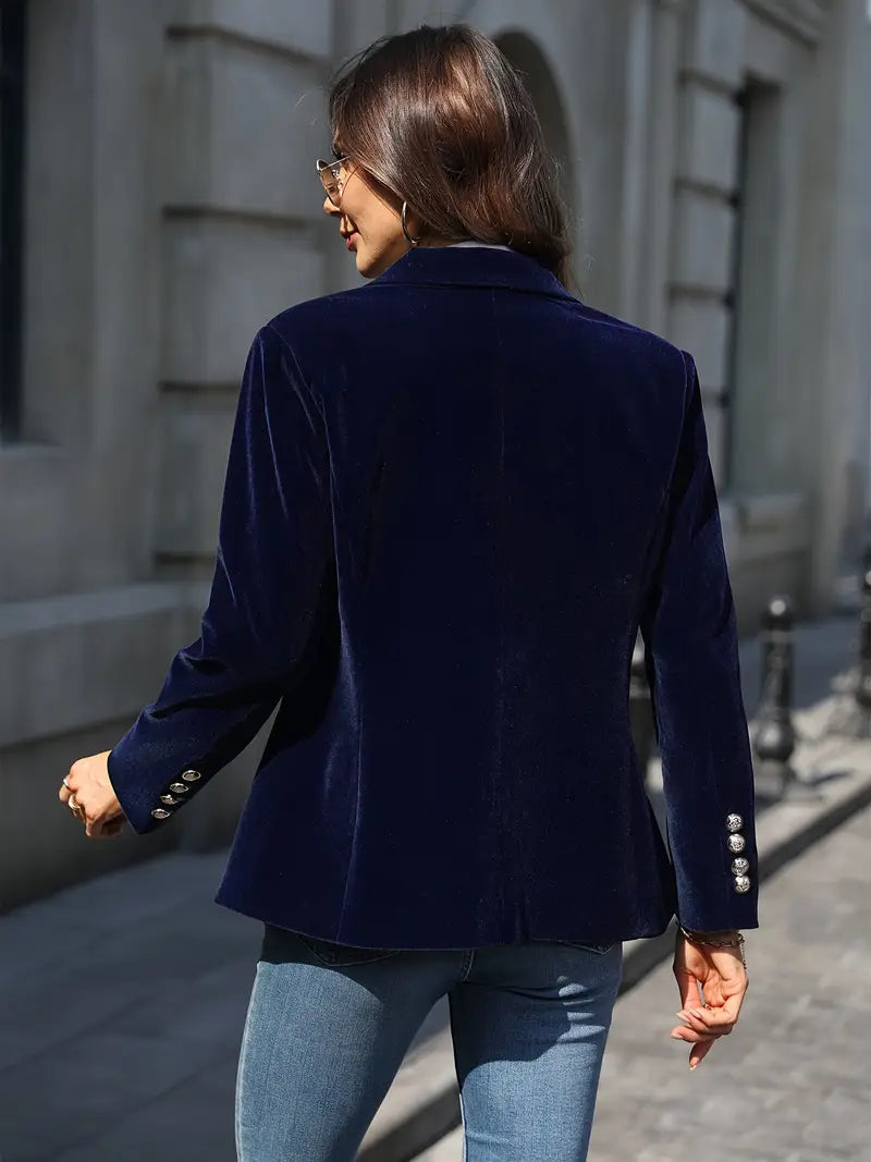 Sable Women’s Blazer with One-Button Closure and Classic Fit 6
