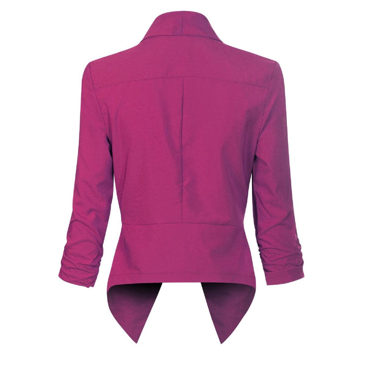 Sable Women's Blazer with Open Front Design and Long Sleeves 7