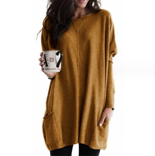Sable Women’s Long Sweater with Flattering Fit and Modern Design 8