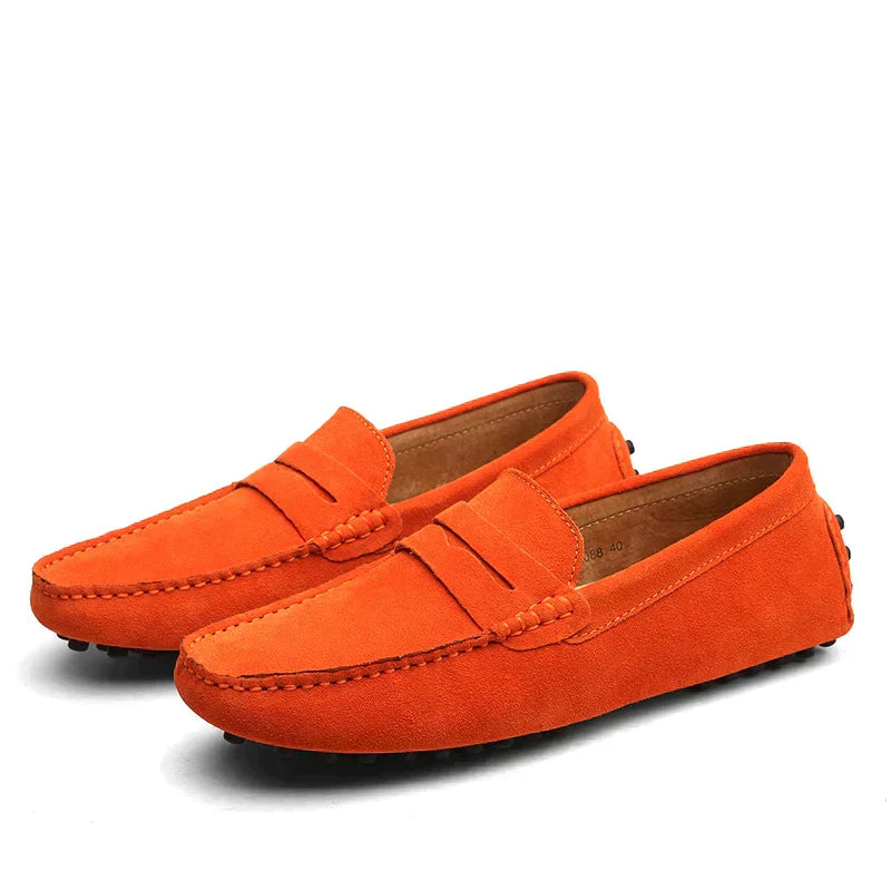 Savio Men's Suede Loafers | Italian Style, Comfortable Fit 4
