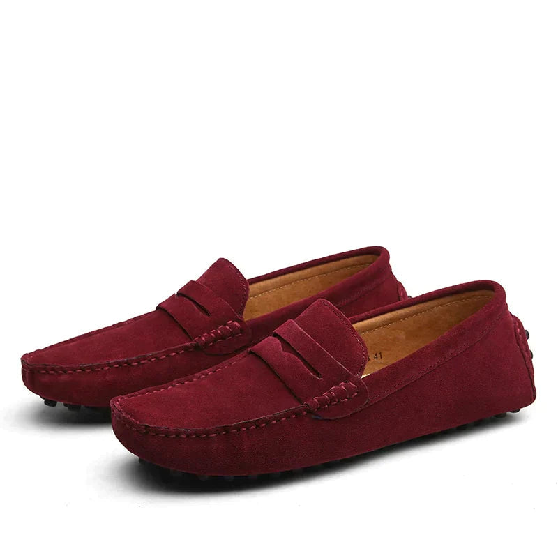 Savio Men's Suede Loafers | Italian Style, Comfortable Fit 5