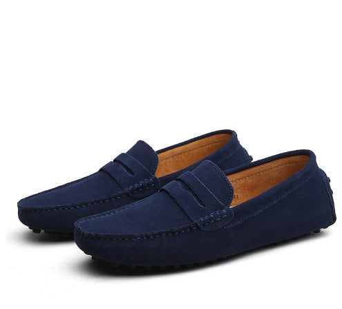 Savio Men's Suede Loafers | Italian Style, Comfortable Fit 6