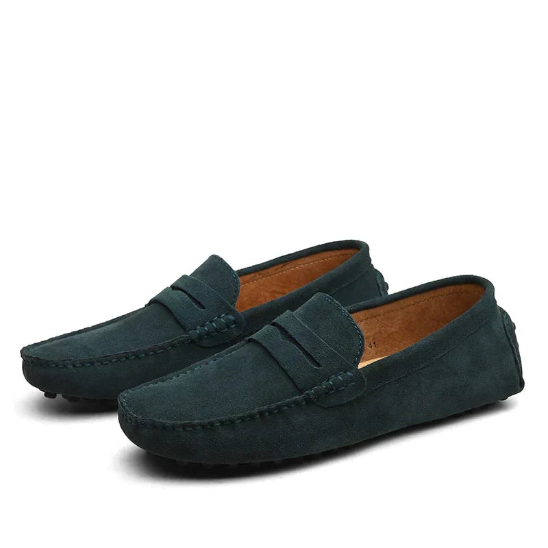 Savio Men's Suede Loafers | Italian Style, Comfortable Fit 7