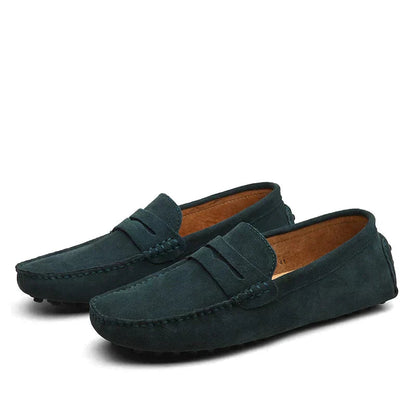 Savio Men's Suede Loafers | Italian Style, Comfortable Fit 7
